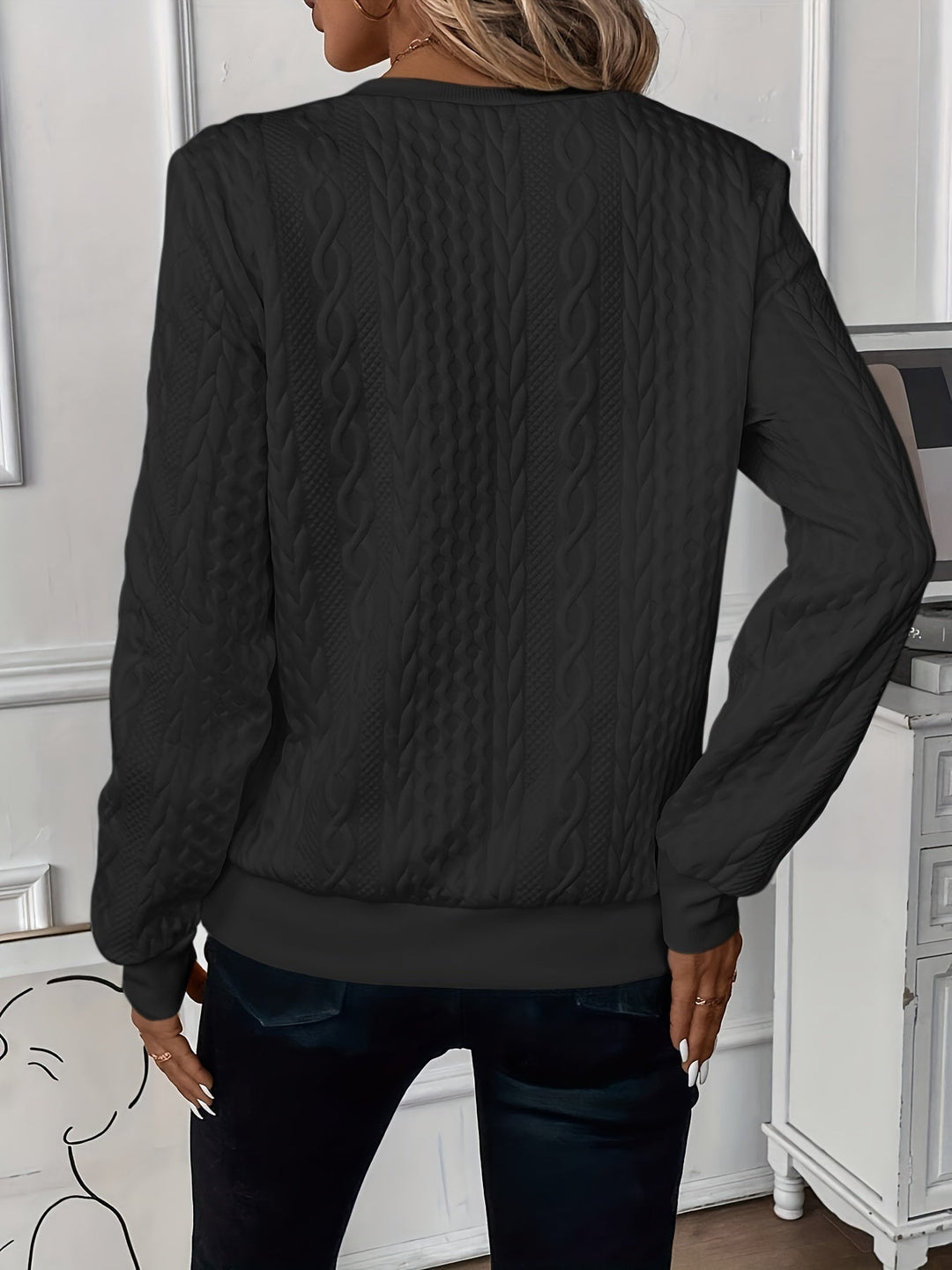 JOLIE™ | Eleganter stylischer Strickpullover