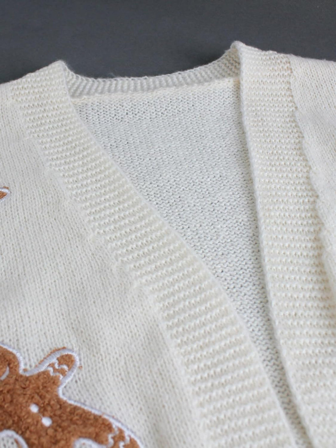 IVY™ | Weihnachts Lebkuchen Strickjacke