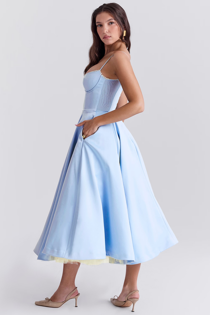 LARA™ | Elegantes Abendkleid aus Satin