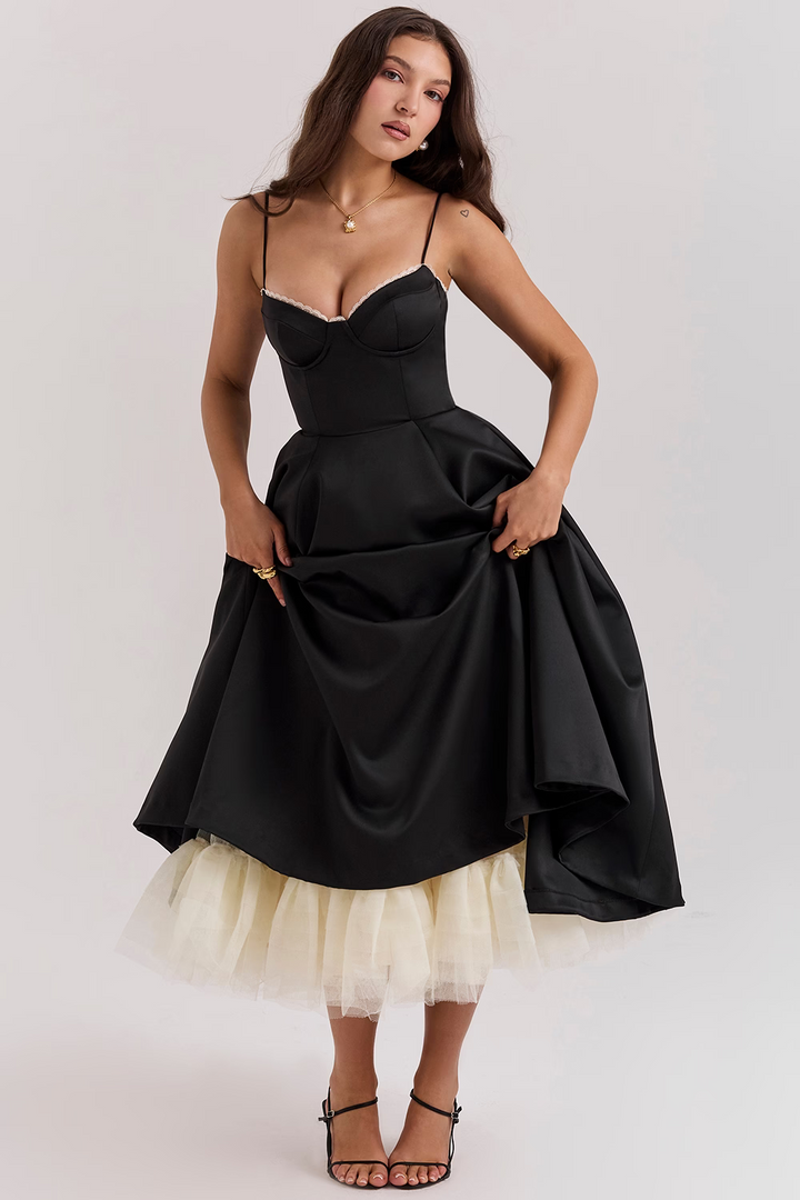 LARA™ | Elegantes Abendkleid aus Satin