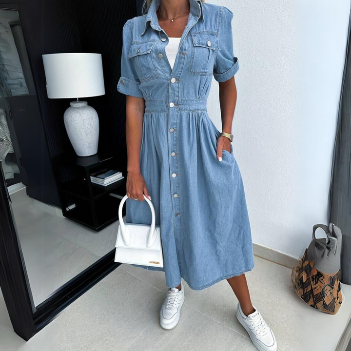 ALISSA™ | Chic Denim Dress Affair