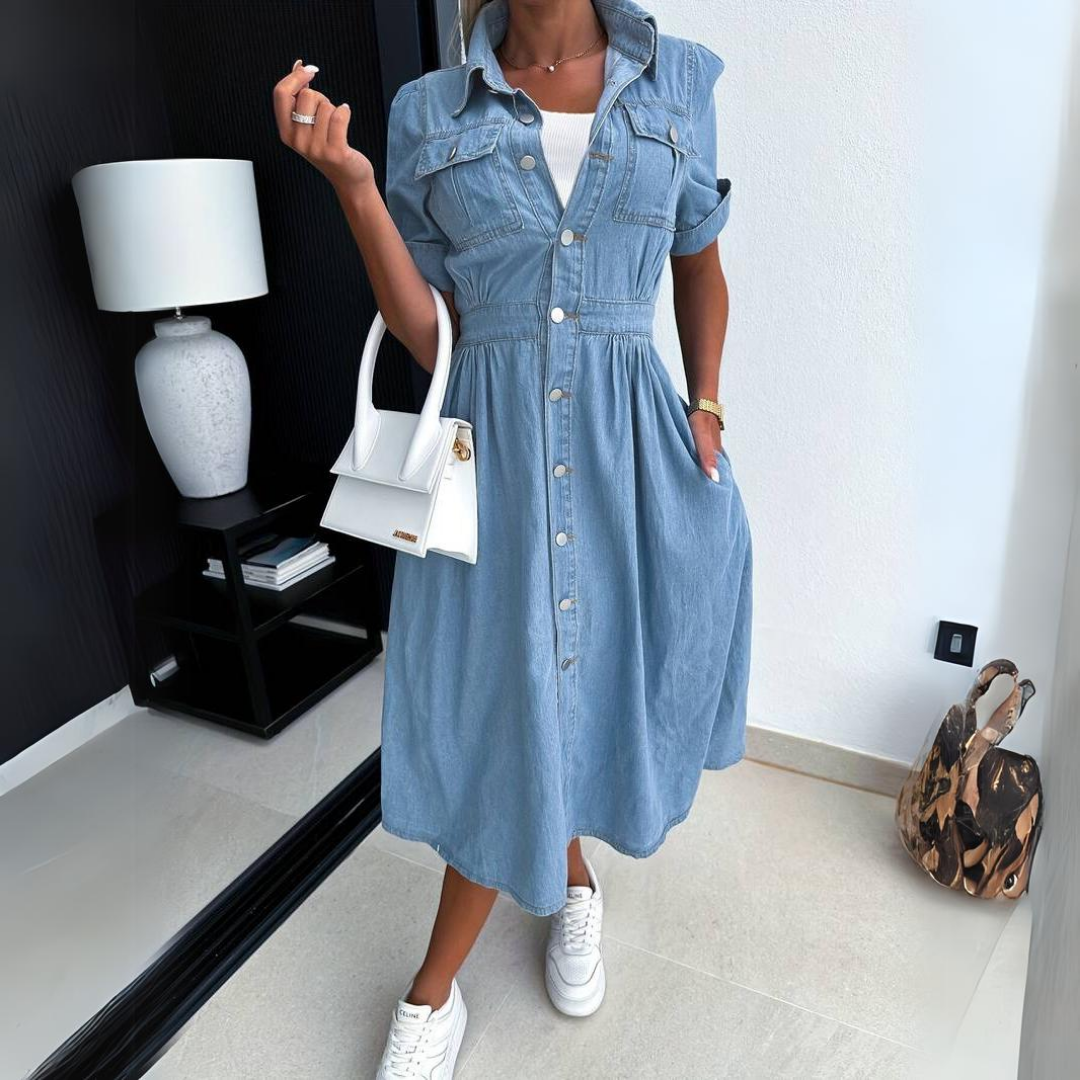 ALISSA™ | Chic Denim Dress Affair