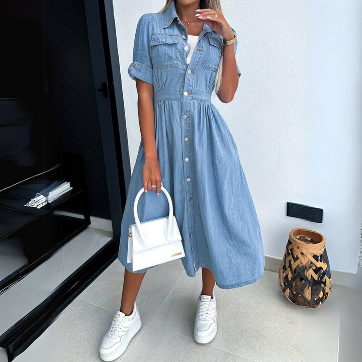 ALISSA™ | Chic Denim Dress Affair